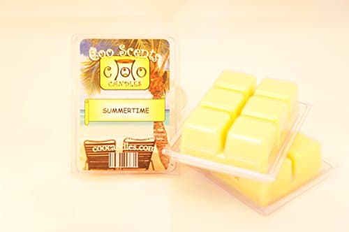 3 Pack Soy Blend Coo Candles Wickless Candle Bar Wax Melts - Summertime Scent - Smells Like a Coconut Pina Colada!