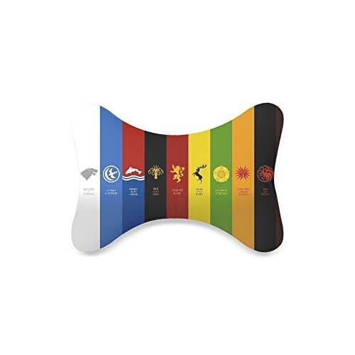 Custom Neck Rest Pillow with Washable Soft Microfiber Travel Pillowcase, Game Of Thrones (Only One)