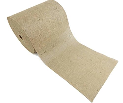 Burlap and Beyond 12" Natural Burlap Roll - 100 Yards Eco-Friendly Jute Burlap Fabric Unfinished Edges 12 Inch
