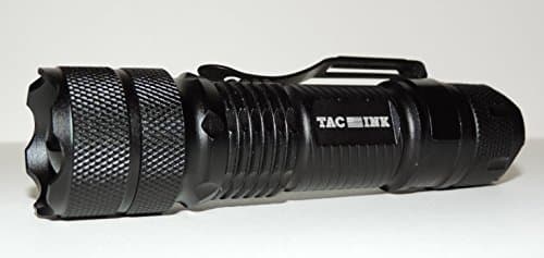 TAC INK 110 ARC Tactical LED Flashlight, 300 Lumens, Zoomable, 3 Modes, Water Resistant, Impact Resistant, Certified CREE LEDs (Black)