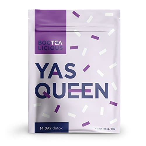Pace Brands -Bootealicious Yas Queen 14 Day Detox Tea | 100% Natural Weight Loss Tea | Fight Bloating, Release Toxins, Cleanse Digestive System, Help Slim You Down | Without Laxatives | Loose Leaf 50g