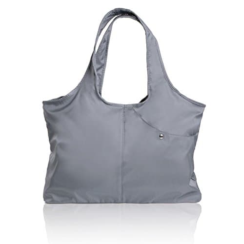 Super Light Nylon Multi Pockets Mommy Tote Diaper Bag (Grey)