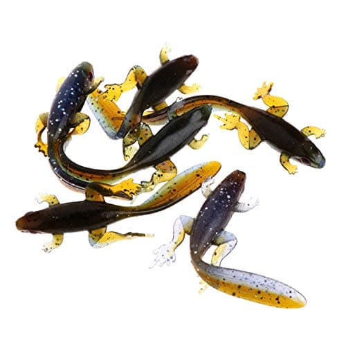 Maniac321 Soft Plastic Baits Lot 6Pcs/Lot Plastic Grubs 80Mm 25G Silicone Bait Worms Fishing Lure Smell Attractive Fish Crab Fishing Bait Soft Bait