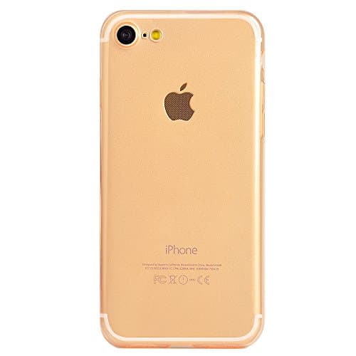 Dfifan [Ultra slim] Iphone 7 Case Clear Phone Case [Flexible Soft TPU ]Apple Iphone 7 Cover (iphone 7 rose gold)