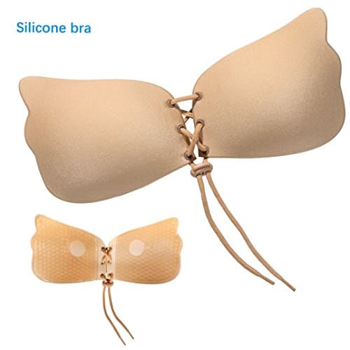 Evelin Hand Type Push up Bra, Invisible No Rims No Bracelet Bra