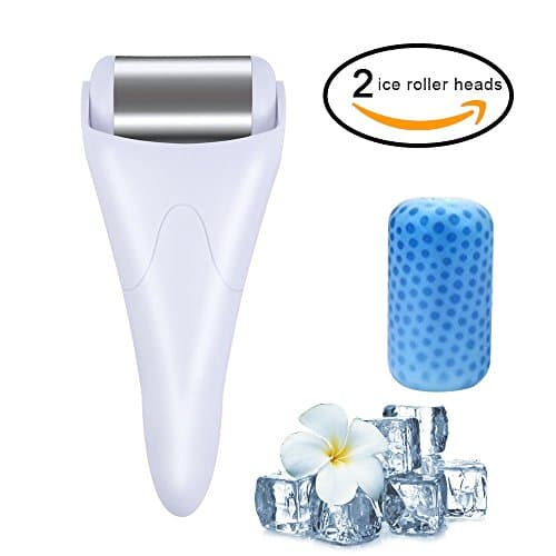 Face Massager with 2 Ice Rollers , Eye Massager for Eye Puffiness, Redness, Migraine, Pain Relief
