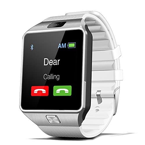Smart Watch , CulturesIn Touch Screen Bluetooth WristWatch with Camera/Sleep Monitoring/Pedometer Analysis for Android (white)