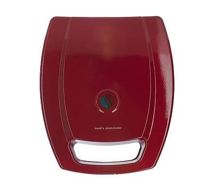 Cooks Essentials Nonstick Pancake Quesadilla and Omelet Maker - Red