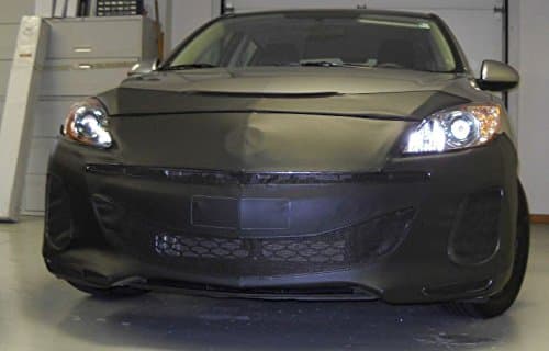 Lebra2 Piece Front End Cover Black - Car Mask Bra - Fits Mazda 3 Exc. Mazda Speed 3 2012 2013 12 13