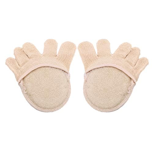 LZIYAN Half Socks Invisible Five Toe Socks No-Show Heelless Boat Socks Soft Forefoot Five-Finger Half Yoga Socks for Women,Full Toe,4.33inch2.76-3.94inch