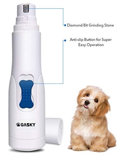 Dog Pet Nail Grinder for Small Medium Dog Cat Cordless Gentle Painless Paws Portable Grooming Electric Nail Trimmer for Fast Cutting