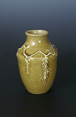 Caramel Wisteria Vine Bud Vase