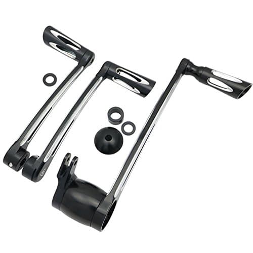 CNC Deep cut Brake Arm Kit Shift Lever W/ Shifter Pegs For Harley Touring FLH/T / FL 2014 - 2017