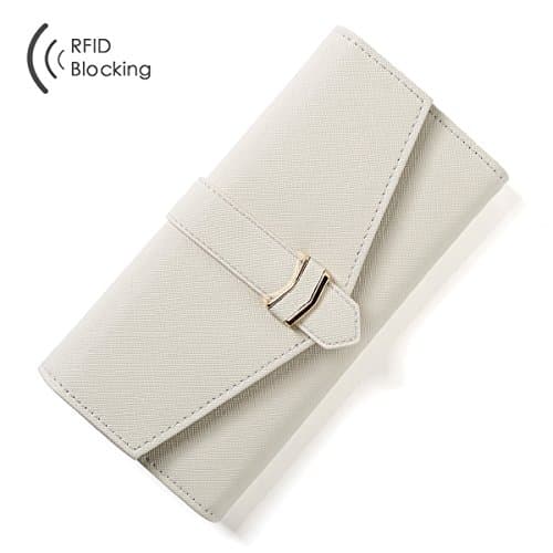 Aoliner Women RFID Blocking Multi Card Organizer Wallets for women Clutch