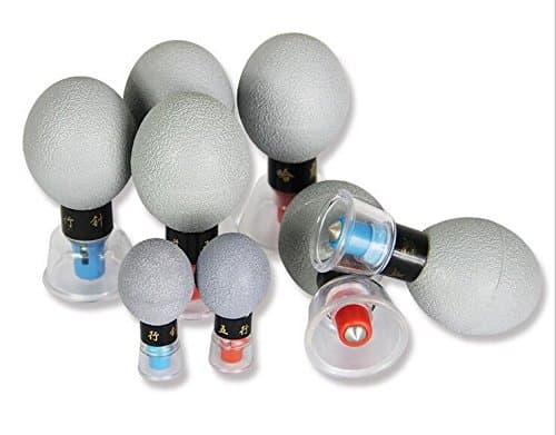 Magnetic Suction Cup Therapy Set – by Unique Therapy | Our Professional 8 Piece Set is Great for Lower Back Pain and an Excellent Addition for Massage