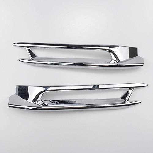 Duspper - 2pcs Car Outer Front Fog Light Lamp Cover Trim ABS Chrome Fit For Honda Accord 2018 Car Exterior Accessories Styling