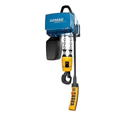 Demag DC Pro Electric Chain Hoist, 1100 lbs Capacity, 26ft Lift, 575V 3-Phase, Part No 93046946