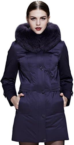 Fast Sister Women's Stylish Goose Down Jacket Thickened Down Coat -M Green