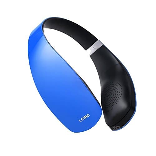 Leme EB30A Bluetooth V4.1 Headphones Waterdrop Style with Built-in Hi-Fi Mic / CVC 6.0 Noise Cancelling / Hidden Button (blue)