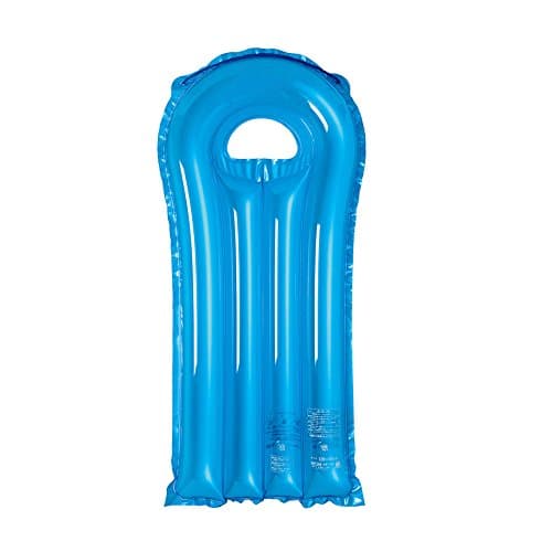 Inflatable Swimming Floating Bed For Pool Floating Row Kickboard Child Teens Adult Water Swimming Ring Surfboard Floating Mat 46.4621.26inch/11854CM ( Color : Blue )