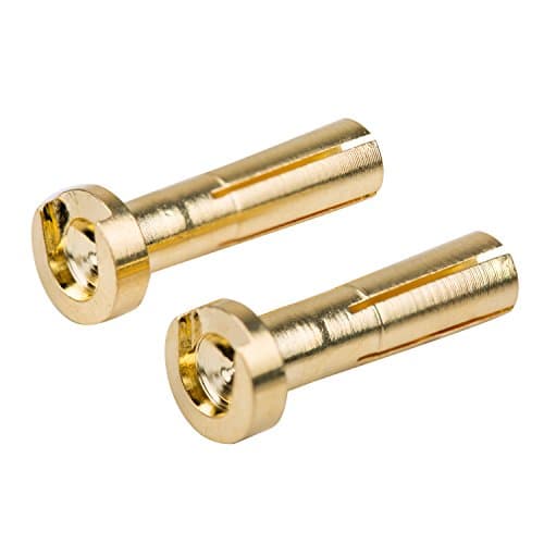 Elevate RC 5 Pairs Premium Low Profile One Piece Male 4mm Bullet Connectors