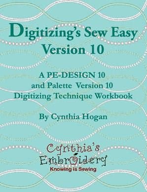 Digitizing's sew easy version 10 by cynthia hogan