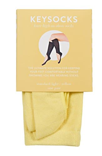 Keysocks Light Fabric Knee High No Show Socks