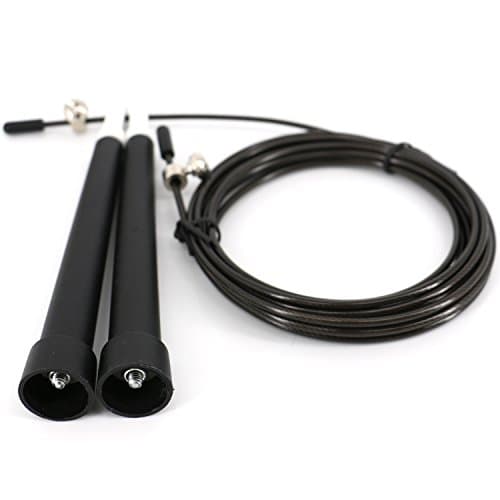 LeTEK Jump Rope-Premium Quality-Adjustable-Speed,Best for Double Unders, Survival and Cross, Fitness,MMA, Skipping Exercise with Free Replacement Accessories