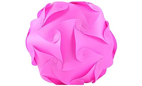 Happyi Puzzle Lights Modern Lamp Shade (Medium-30cm, Pink)