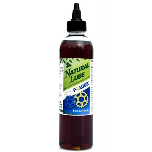 SpinPower Natural Organic Chain Lube - 8 ounce (240ml)
