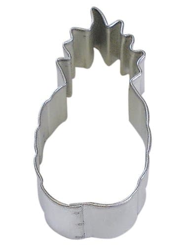 R&M Pineapple 3" Cookie Cutter in Durable, Economical, Tinplated Steel