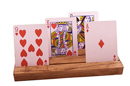 Luxury Card Holders Solid Wood Luxury Playing, Playing Card Organizer, Set of 2
