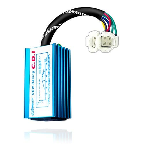 UMPARTS (BL6) 6 pins Blue Racing Performance No Rev Limit HYPER AC CDI box for Lance Scooter 169cc Cabo 200i (4 Stroke) Air-Cooled 2014 2015 2016 2017 # 30410-M92-0004