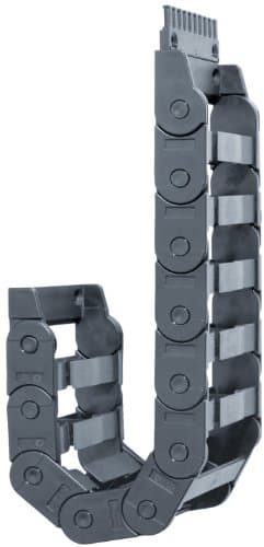 Igus E200-05-150-0 Energy Chain Cable Carrier, Polymer, EZ-Split Crossbar, 0.79 Max Cable Diameter, 0.96" Inner Height, 2.24" Inner Width, 5.91" Bend Radius, 2ft" Chain Length