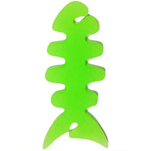 Fish Bone Earphone Cable Winder (Pack of 2, Green)