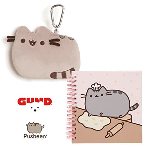 Gund Pusheen the Cat 80 Page Notebook and ID Case Bundle