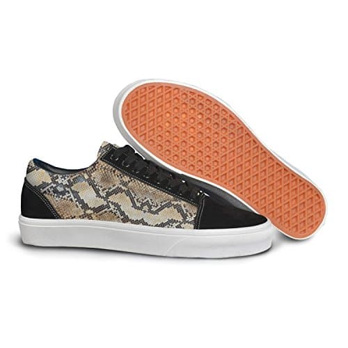 Python Snake Skin Animal Women Casual Sneakers Skateboard Slip Spring Gym