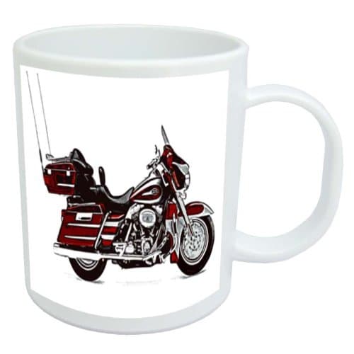 213430 Harley Davidson Flhtcuse3 Screamin Eagle Ultra Classic Electra Glide 2008 Motorcycle 10 oz Coffee Mug