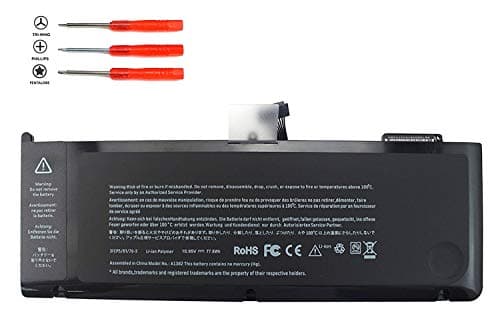 FLYTEN 2011 mac Book pro Battery for MacBook Pro 15 Laptop A1382 A1286 (Early and Late 2011,mid 2012) 020-7134-A 661-5211 661-5476 661-5844 MC721LL/A MC723LL/A 10.95V/77.5Wh 12 Months Warranty