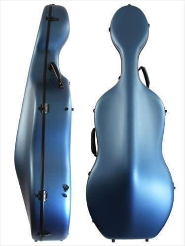 Orchestra Light 4/4 Cello Hard Case, Composite Carbon Fibre, MATT BLUE
