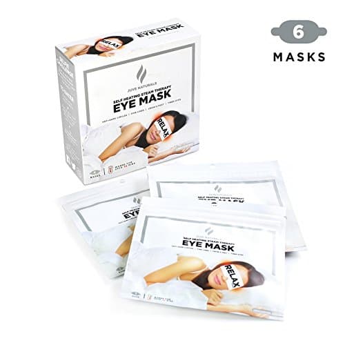 Unscented Steam Therapy Self-Heating Eye Mask, 6 Count