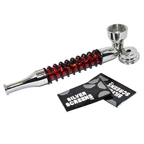 SNVIN Exclusive Design Creative Pipe Portable Pipe (with Lid) (red)