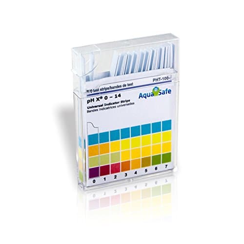 pH Test Strips, Universal 0-14 Scale, Made of Premium Litmus Paper,Ideal for Measuring pH Level of Water in Pools, Hot Tubs, Aquariums, Drinking Water, Skin Care and Health Care Products (100 Strips)