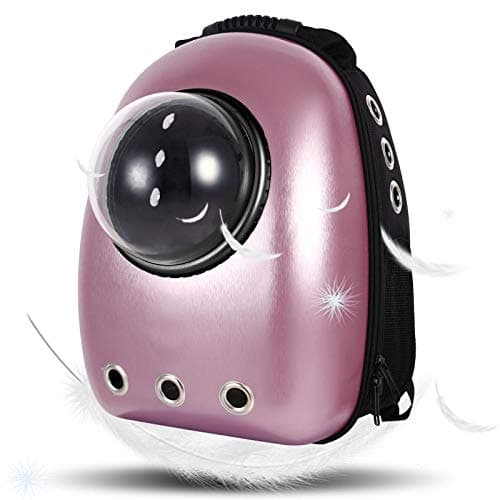 LEMONDA Portable Travel Pet Carrier Backpack,Space Capsule Bubble Design,Waterproof Handbag Backpack for Cat and Small Dog Mutil Colors to Choose