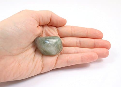 Large Green Purple Tumbled Fluorite Stone