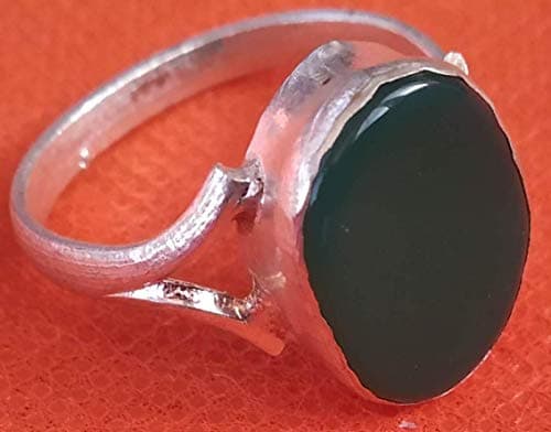 PLANET 007 Green Gemstone Panna Stone Emerald Ring Finger Ring Jewellery Indian Size - 16