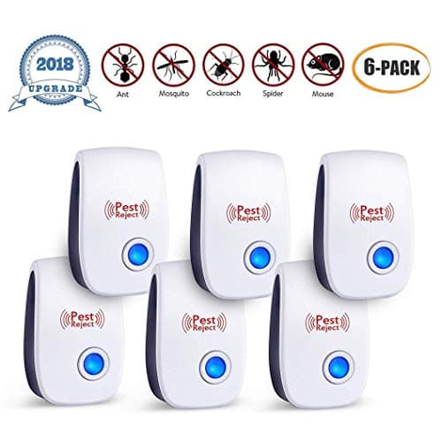 Insect Killer (6pcs), Pest Control Mini Effectively Repels Mosquitoes, Mice, Spiders, Ants, Rats, Slugs, Insects/Non-Toxic, Safe, Nontoxic, Easy to Insert, Best Indoor Pest Control Device