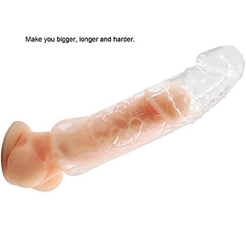 Peni s Sleeve Extender Extension Enlarger Delay Ejaculation Toy for Men (Lengthen 7cm) 22