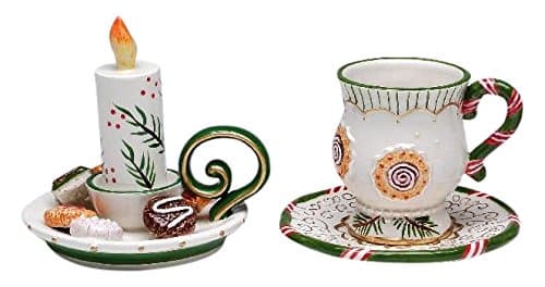 ATD 3" Christmas Themed Cup & Saucer Set