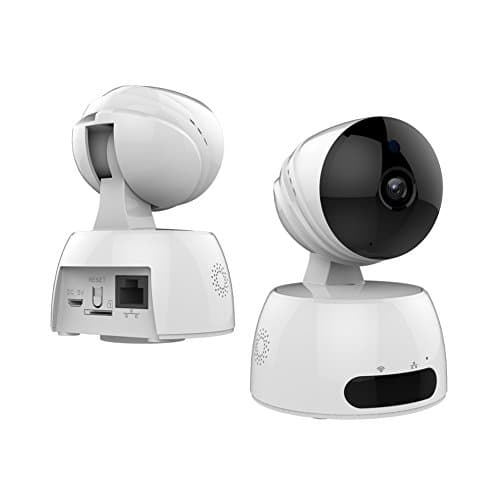 Prismtec Smart PTZ Cloud IP Camera with Two-way Audio Night Vision Camera 1080P &amp; 2.4GHZ Pet Baby Monitor Surveillance Camera with Micro SD Card Slot